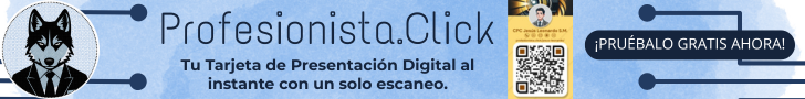 Tarjeta Digital de Presentación en Profesionista Click
