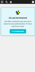 Para comenzar a configurar tu tarjeta en Profesionista.Click, necesitas ir a configuración.