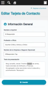 Como configurar tu tarjeta en Profesionista.Click 06b - Cómo configurar tu tarjeta en Profesionista.Click