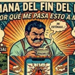 Collage estilo cómic retro sobre mala suerte o coincidencia