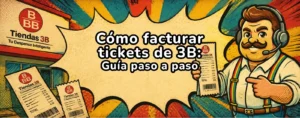 cómo facturar tickets de 3B