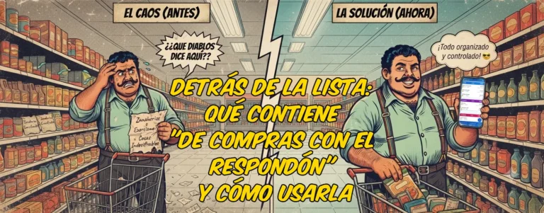 Detrás de la lista qué contiene De Compras con El Respondón y cómo usarla - Imagen de Portada