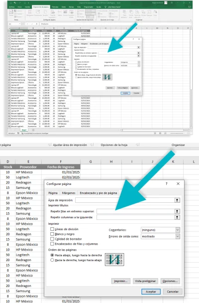 Imprimir Encabezados en Excel 2016 en Cada P&aacute;gina 04